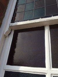 Original sash windows in need of restoration