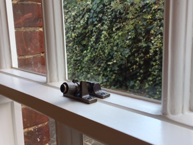 New fittings added to the sash windows