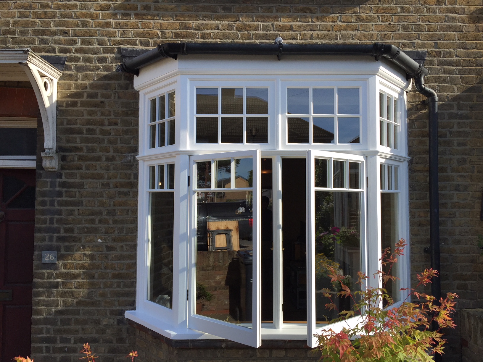 Stunning new looking timber bay window - restored by the experts