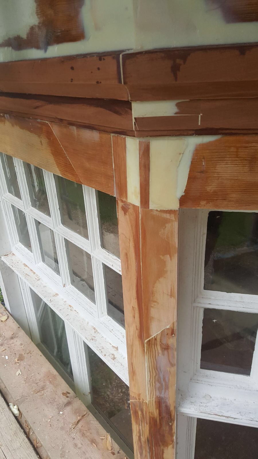 Timber window restoration process